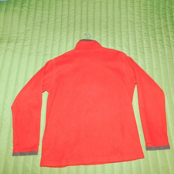 *SHIPS $4.99* Bugle Boy L 1/4 zip fleece red EUC - Picture 4 of 8